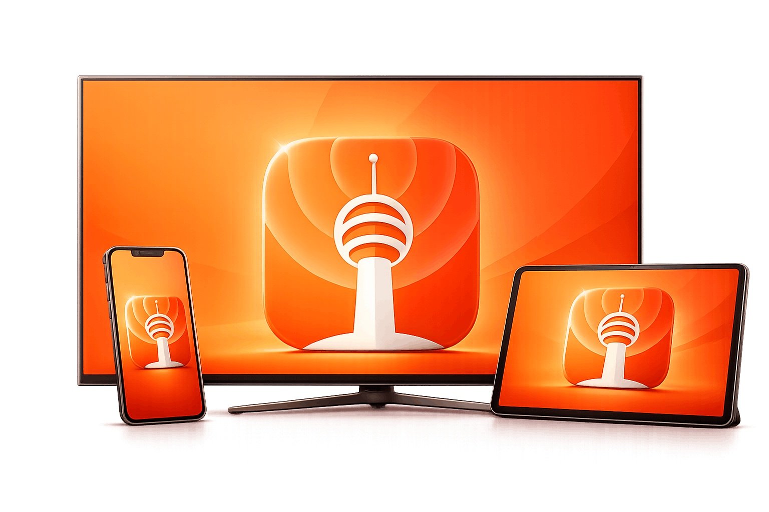 UHF IPTV 4K streaming dashboard showing 40,000+ live channels including sports, movies and news