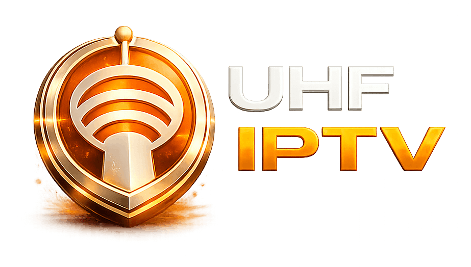 UHF IPTV logo — best IPTV service 2026